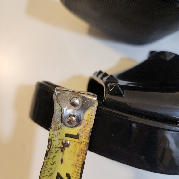 Madden Girl Paccer Slides Black Studded Chunky platform size 8 - Picture 12 of 13